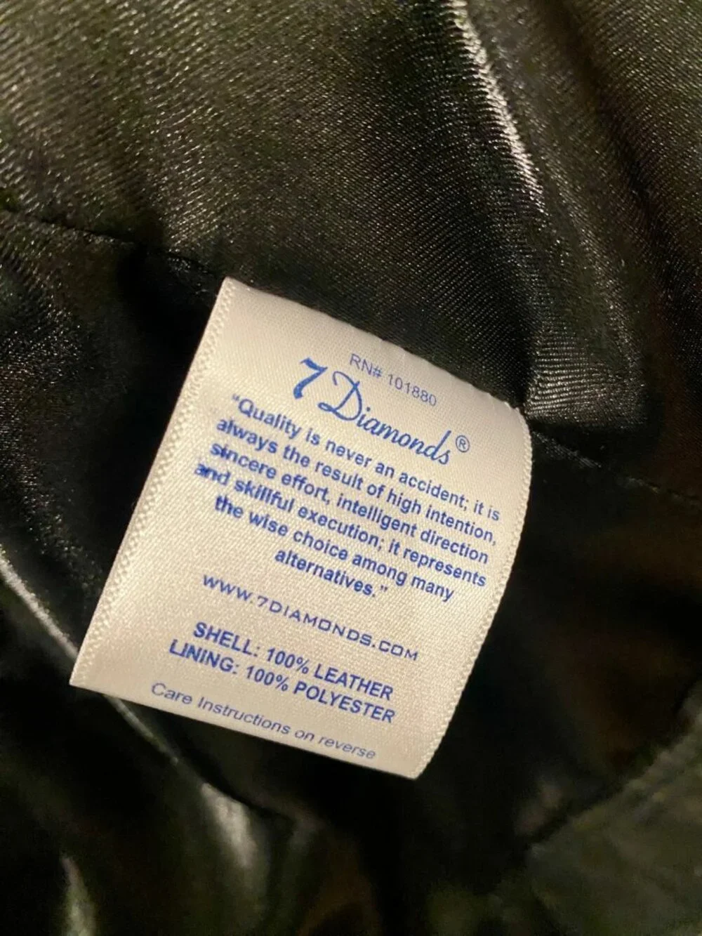 7 Diamonds Manila Black Leather Moto Hooded Jacket